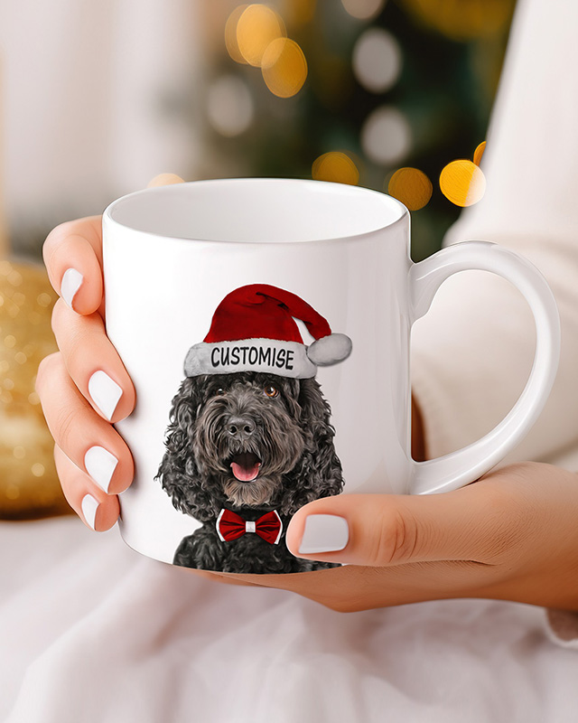 Personalised Cockapoo Christmas Mug