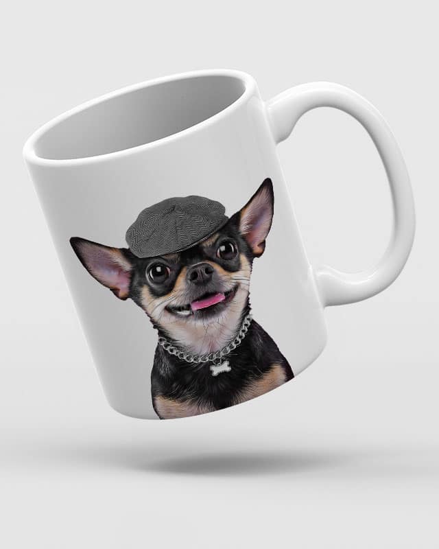 Black & Tan Chihuahua Dog Ceramic Mug