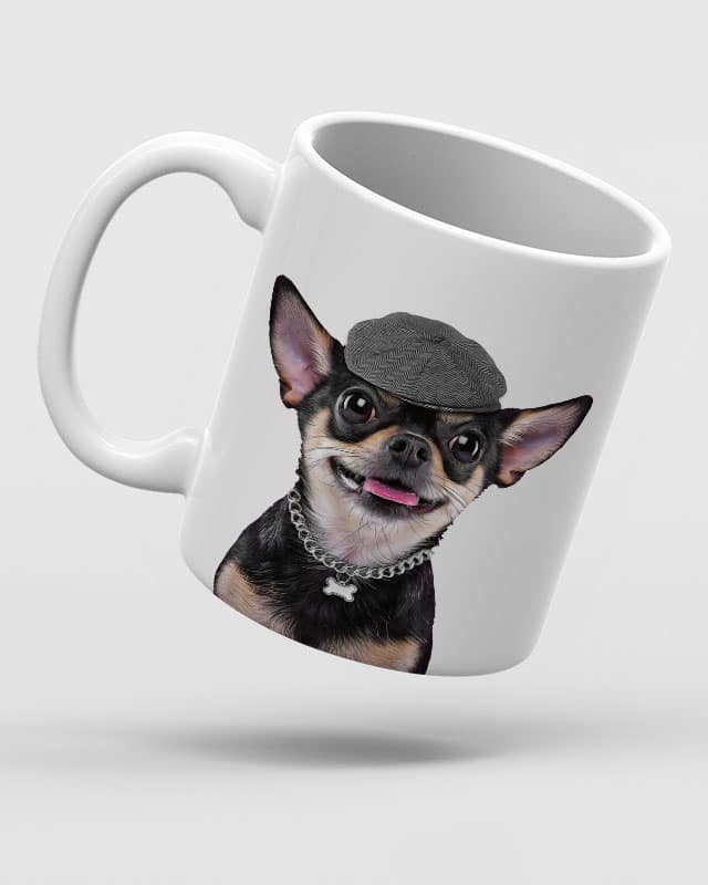 Black & Tan Chihuahua Dog Ceramic Mug