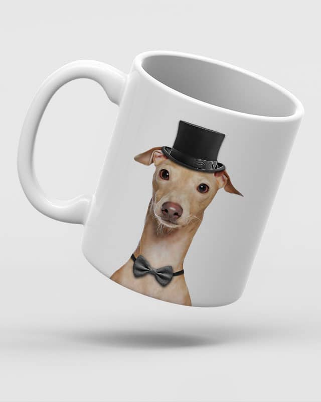 Italian Greyhound Dog Ceramic Mug