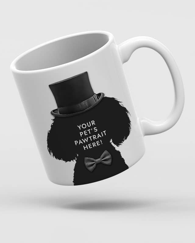 Personalised Pet Portrait The Gentleman Ceramic Mug