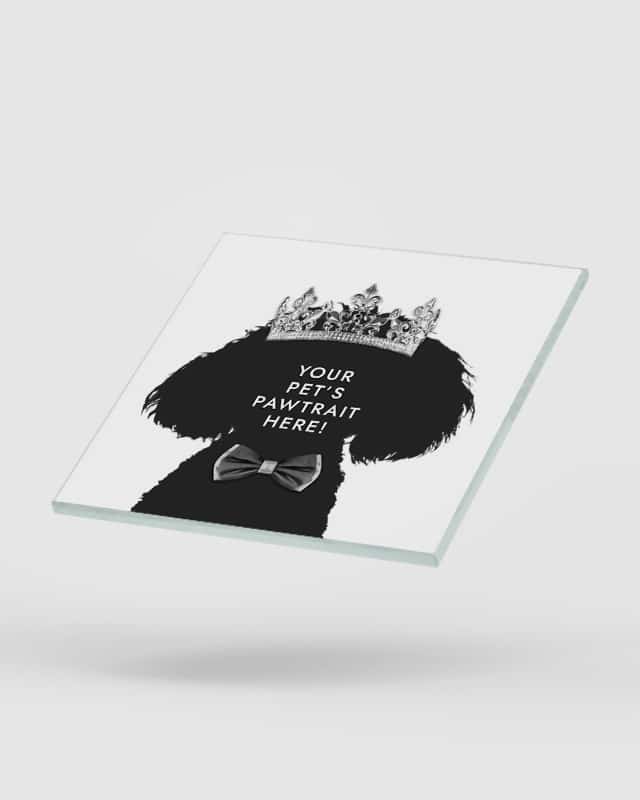 Personalised Pet Portrait Coasters The Prince