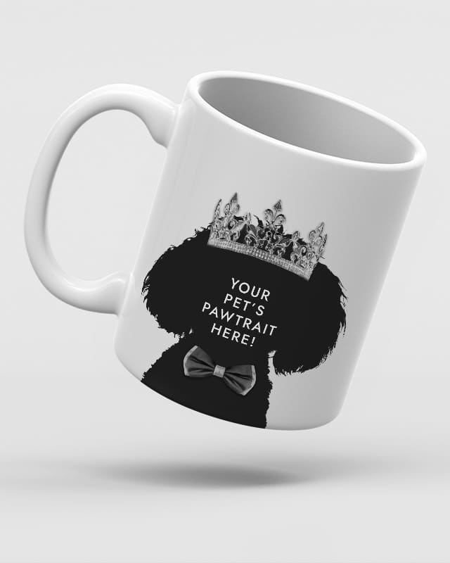 Personalised Pet Portrait The Prince Ceramic Mug