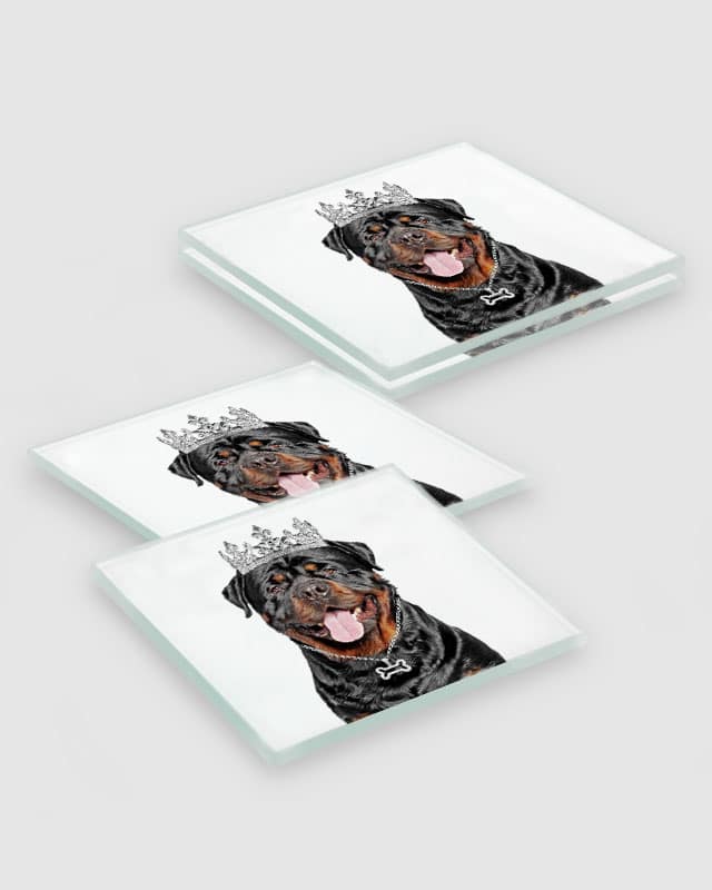 Rottweiler Dog Coasters