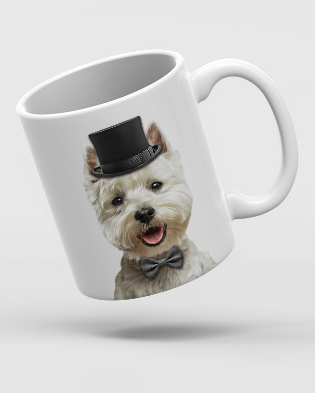 West Highland Terrier Dog Ceramic Mug
